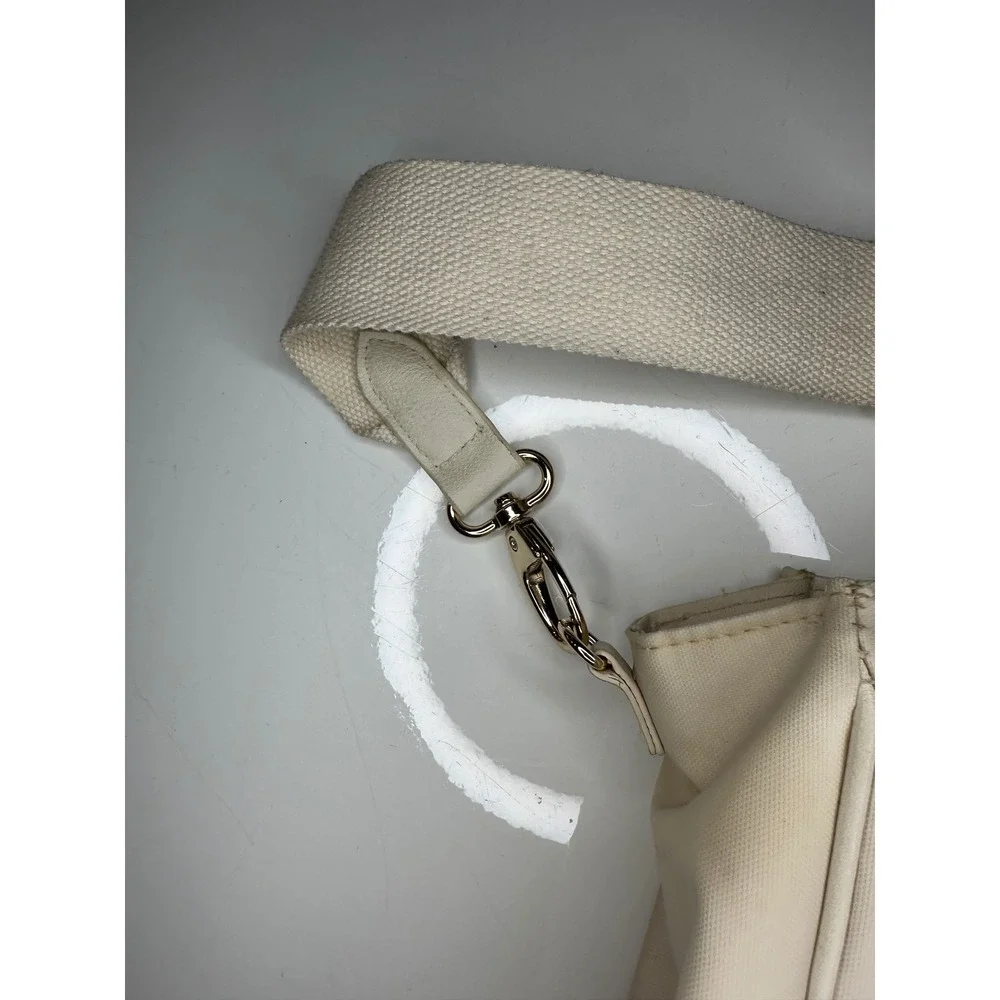 Beis north to south tote beige 15 x 13 stained read description‎